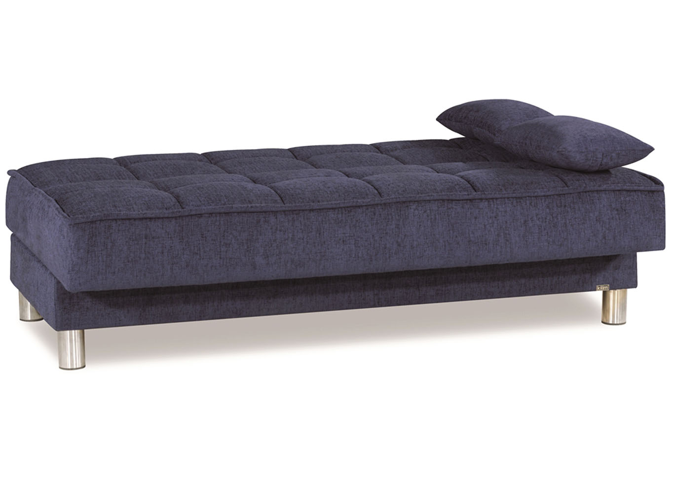 Smart Fit Dark Blue Chenille Sofabed,Ottomanson (Previously Casamode)